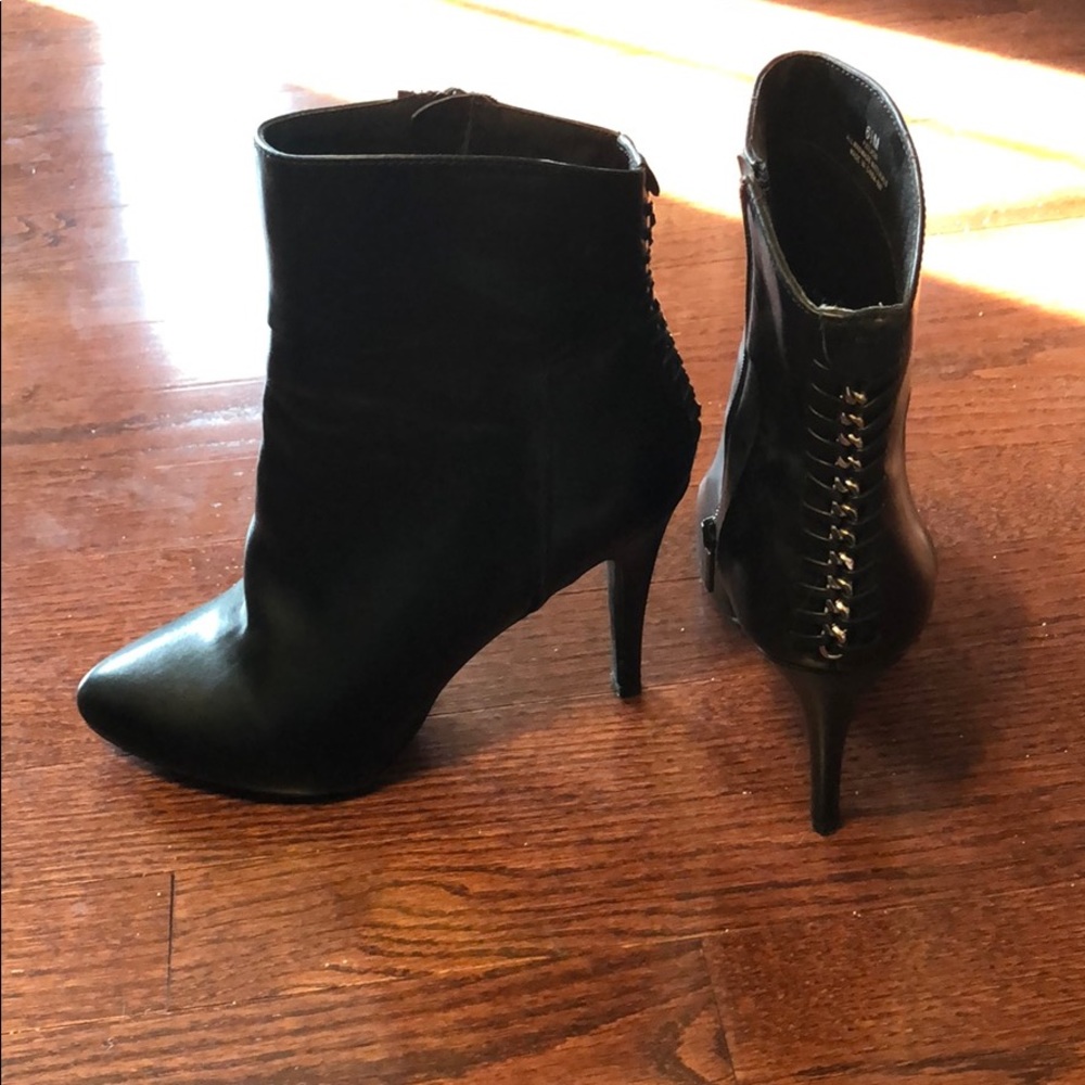 Black booties 6.5